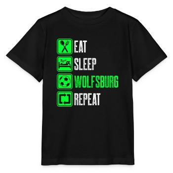 Repeat Wolfsburg - Stanley/Stella MINI CREATOR Kids’ T-Shirt - black - Front - Mikhail (115cm)