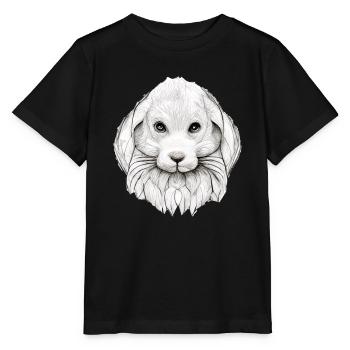 Rabbit in Comic Style - Stanley/Stella MINI CREATOR Kids’ T-Shirt - black - Front - Mikhail (115cm)