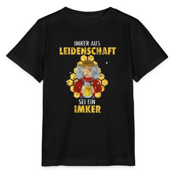 Imker - Stanley/Stella Kinder T-Shirt MINI CREATOR  - Schwarz - Vorne - Mikhail (115cm)