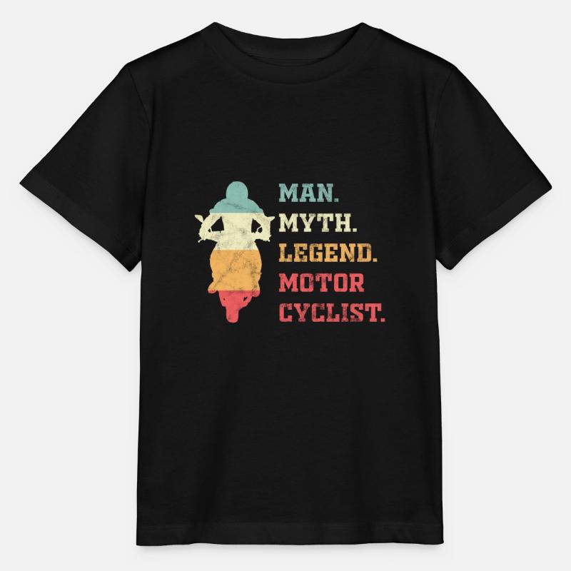 moto - T-shirt bio MINI CREATOR Stanley/Stella Enfant - noir