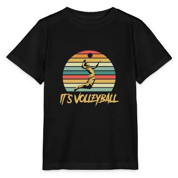 volleyball - Stanley/Stella MINI CREATOR Kids’ T-Shirt - black - Front - Mikhail (115cm)