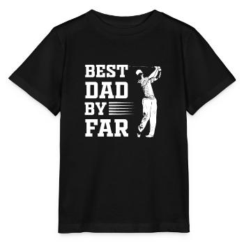 Golfer Golf - T-shirt bio MINI CREATOR Stanley/Stella Enfant - noir - Devant - Mikhail (115cm)