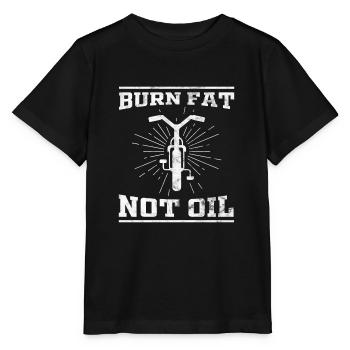 Fahrrad Fahrradfahren Umwelt - Stanley/Stella Kinder T-Shirt MINI CREATOR  - Schwarz - Vorne - Mikhail (115cm)