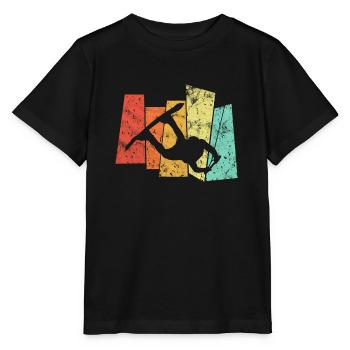 Wakeboard Premium Sport - Stanley/Stella MINI CREATOR Kids’ T-Shirt - black - Front - Mikhail (115cm)