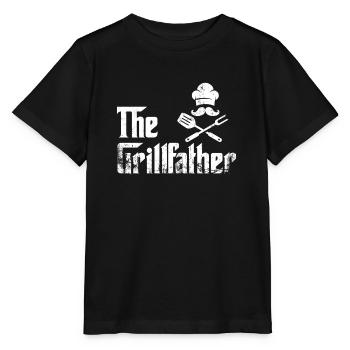 The Grillfather Geschenk - Stanley/Stella MINI CREATOR Kids’ T-Shirt - black - Front - Mikhail (115cm)