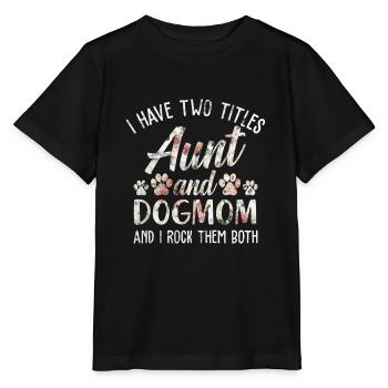 aunt - Stanley/Stella MINI CREATOR Kids’ T-Shirt - black - Front - Mikhail (115cm)