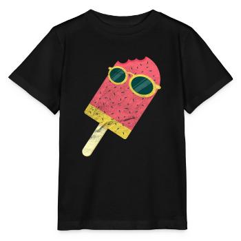 Eis - Stanley/Stella Kinder T-Shirt MINI CREATOR  - Schwarz - Vorne - Mikhail (115cm)