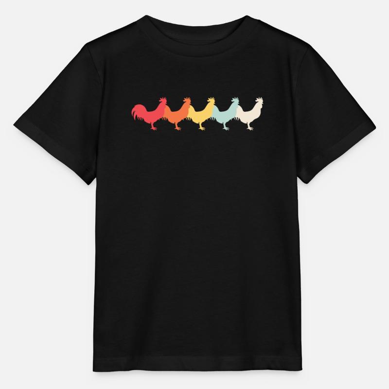 Huhn Hühner - Stanley/Stella Kinder T-Shirt MINI CREATOR  - Schwarz