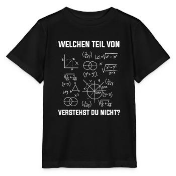 Mathematik Geometrie - Stanley/Stella Kinder T-Shirt MINI CREATOR  - Schwarz - Vorne - Mikhail (115cm)