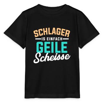 Schlager - Stanley/Stella Kinder T-Shirt MINI CREATOR  - Schwarz - Vorne - Mikhail (115cm)