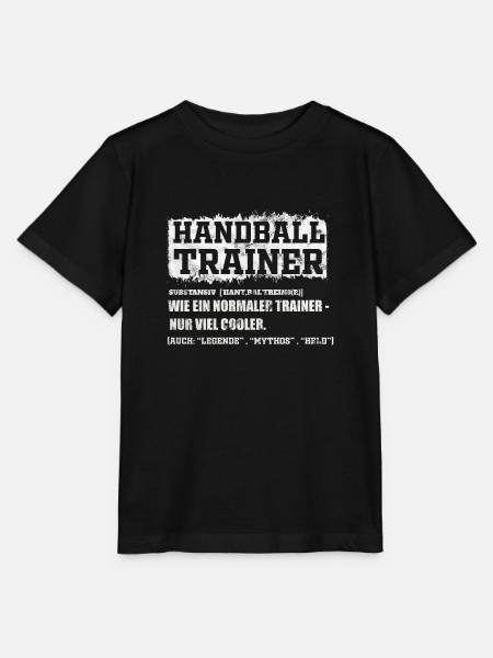 Handball Trainer - Stanley/Stella Kinder T-Shirt MINI CREATOR - Schwarz