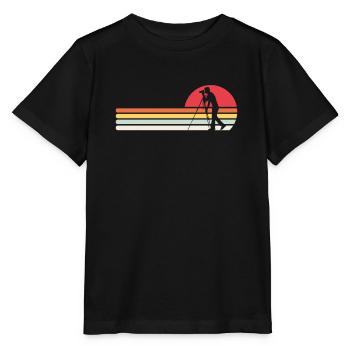 Fotograf - Stanley/Stella Kinder T-Shirt MINI CREATOR  - Schwarz - Vorne - Mikhail (115cm)