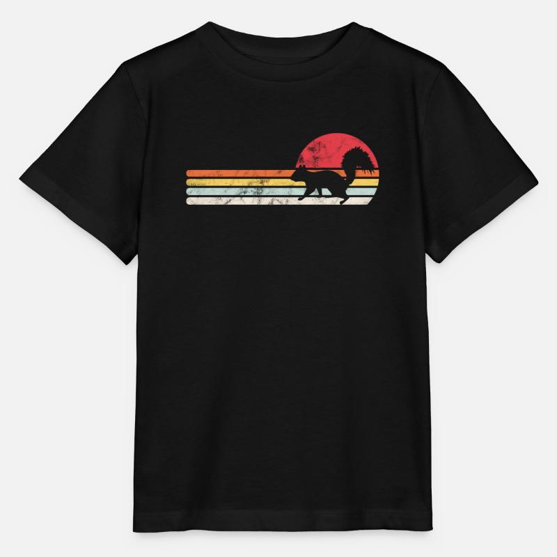 Eichhörnchen Eichhörnchen Eichhörnchen - Stanley/Stella Kinder T-Shirt MINI CREATOR  - Schwarz