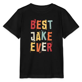 Beste Jake Beliebte Geburtsnamen Jake Kostüm - Stanley/Stella Kinder T-Shirt MINI CREATOR  - Schwarz - Vorne - Mikhail (115cm)