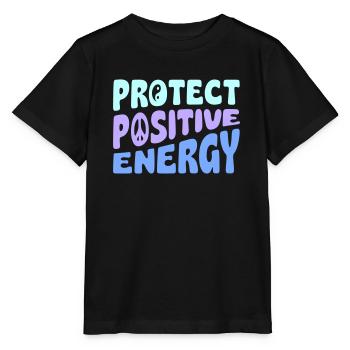 Protéger l’énergie positive - T-shirt bio MINI CREATOR Stanley/Stella Enfant - noir - Devant - Mikhail (115cm)