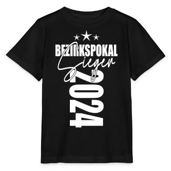 Bezirkspokal Sieger 2024 - Stanley/Stella Kinder T-Shirt MINI CREATOR  - Schwarz - Vorne - Mikhail (115cm)
