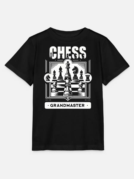 Schach-Großmeister-Taktikbrett - Stanley/Stella Kinder T-Shirt MINI CREATOR - Schwarz