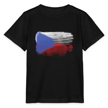 Tschechische flagge - Stanley/Stella Kinder T-Shirt MINI CREATOR  - Schwarz - Vorne - Mikhail (115cm)