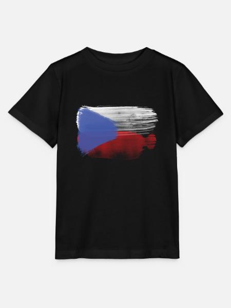 Tschechische flagge - Stanley/Stella Kinder T-Shirt MINI CREATOR - Schwarz