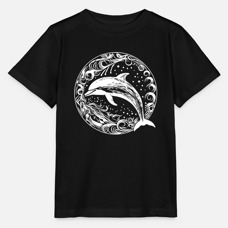 dauphin - T-shirt bio MINI CREATOR Stanley/Stella Enfant - noir