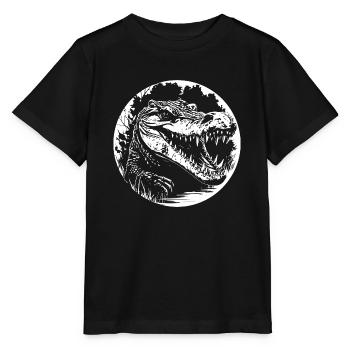 Alligator - Stanley/Stella Kinder T-Shirt MINI CREATOR  - Schwarz - Vorne - Mikhail (115cm)