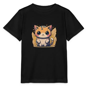 Minion Kitten - Stanley/Stella MINI CREATOR Kids’ T-Shirt - black - Front - Mikhail (115cm)