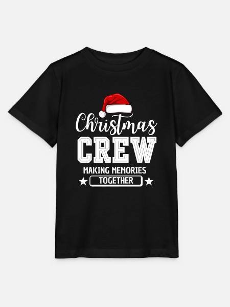 WEIHNACHTS-CREW - Stanley/Stella Kinder T-Shirt MINI CREATOR - Schwarz