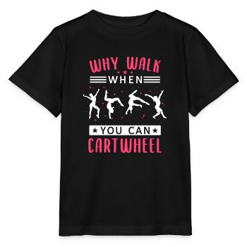 Turnen Turner - Stanley/Stella Kinder T-Shirt MINI CREATOR  - Schwarz - Vorne - Mikhail (115cm)