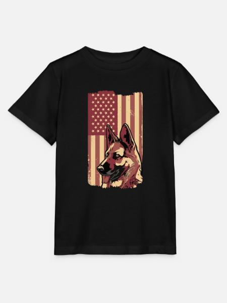 Malinois Hund - Stanley/Stella Kinder T-Shirt MINI CREATOR - Schwarz