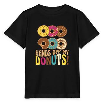 Donut Donuts Candy Bagel - T-shirt bio MINI CREATOR Stanley/Stella Enfant - noir - Devant - Mikhail (115cm)