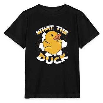 Canards en caoutchouc Salle de bain Canard jaune - T-shirt bio MINI CREATOR Stanley/Stella Enfant - noir - Devant - Mikhail (115cm)