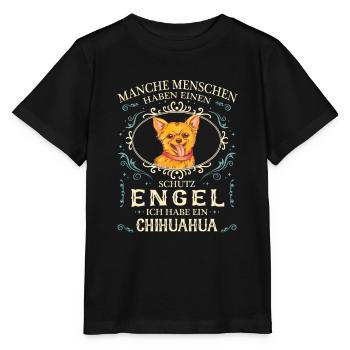 Chihuahua Hund Chihuahuas Hundehalter - Stanley/Stella Kinder T-Shirt MINI CREATOR  - Schwarz - Vorne - Mikhail (115cm)