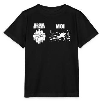 Diving | Diver Gift - Stanley/Stella MINI CREATOR Kids’ T-Shirt - black - Front - Mikhail (115cm)