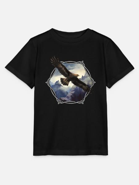 Adler - Stanley/Stella Kinder T-Shirt MINI CREATOR  - Schwarz