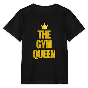 The Gym Queen gym - Stanley/Stella MINI CREATOR Kids’ T-Shirt - black - Front - Mikhail (115cm)