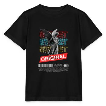 Angel Street Original Streetwear - T-shirt bio MINI CREATOR Stanley/Stella Enfant - noir - Devant - Mikhail (115cm)