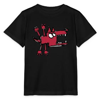 Mad Dog - Stanley/Stella MINI CREATOR Kids’ T-Shirt - black - Front - Mikhail (115cm)