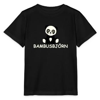 Bambus-Björn - Stanley/Stella Kinder T-Shirt MINI CREATOR  - Schwarz - Vorne - Mikhail (115cm)