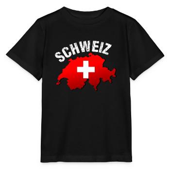 Switzerland - Stanley/Stella MINI CREATOR Kids’ T-Shirt - black - Front - Mikhail (115cm)