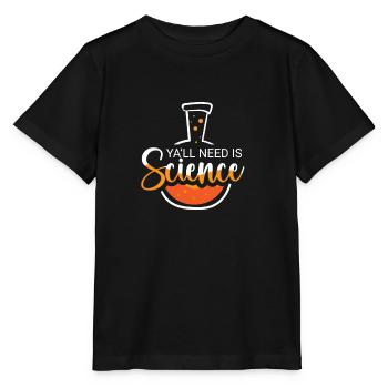 Chimie Science Physique Recherche Nerd Humour - T-shirt bio MINI CREATOR Stanley/Stella Enfant - noir - Devant - Mikhail (115cm)