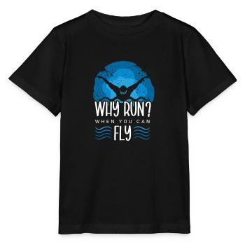 Schwimmer Präsent Wassersport Schwimmen Tauchen - Stanley/Stella Kinder T-Shirt MINI CREATOR  - Schwarz - Vorne - Mikhail (115cm)