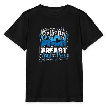 Schwimmer Präsent Wassersport Schwimmen Tauchen - Stanley/Stella Kinder T-Shirt MINI CREATOR  - Schwarz - Vorne - Mikhail (115cm)