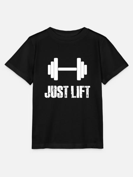 JUST LIFT - Stanley/Stella Kinder T-Shirt MINI CREATOR  - Schwarz