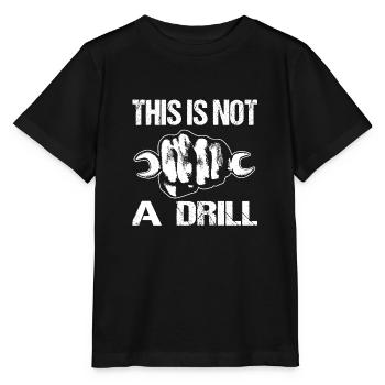 CE N’EST PAS UN EXERCICE - T-shirt bio MINI CREATOR Stanley/Stella Enfant - noir - Devant - Mikhail (115cm)