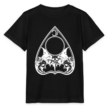 Planchette Fledermaus Halloween - Stanley/Stella Kinder T-Shirt MINI CREATOR  - Schwarz - Vorne - Mikhail (115cm)