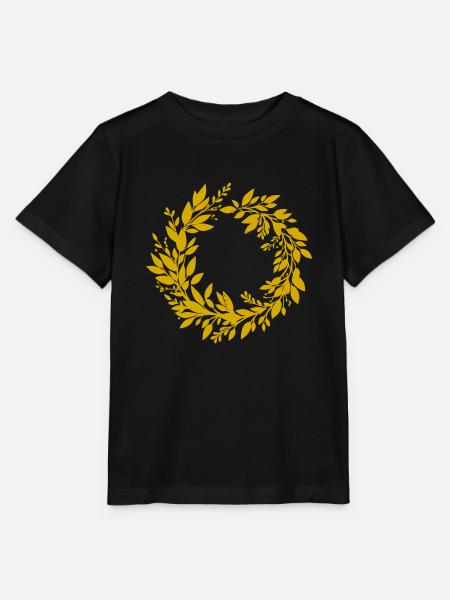 Lorbeerkranz Gold Geburtstag JGA Feier Sport Feier - Stanley/Stella Kinder T-Shirt MINI CREATOR - Schwarz