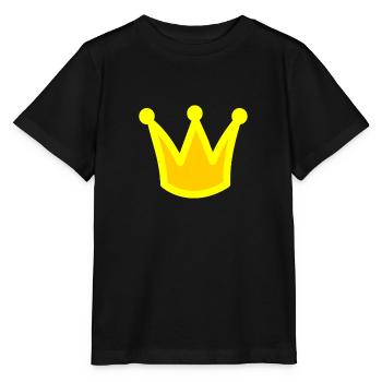 golden princesses crown - Stanley/Stella MINI CREATOR Kids’ T-Shirt - black - Front - Mikhail (115cm)