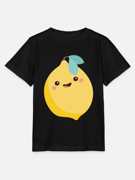 Zitrone - Stanley/Stella Kinder T-Shirt MINI CREATOR - Schwarz