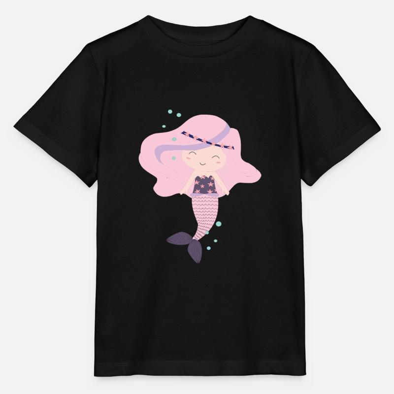 Conception de sirène sirène sirène - T-shirt bio MINI CREATOR Stanley/Stella Enfant - noir
