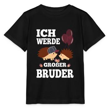 Großer Bruder - Ich werde großer Bruder - Stanley/Stella Kinder T-Shirt MINI CREATOR  - Schwarz - Vorne - Mikhail (115cm)